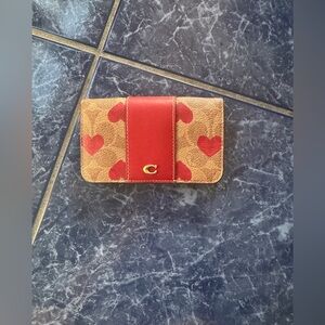 New Coach Heart wallet
